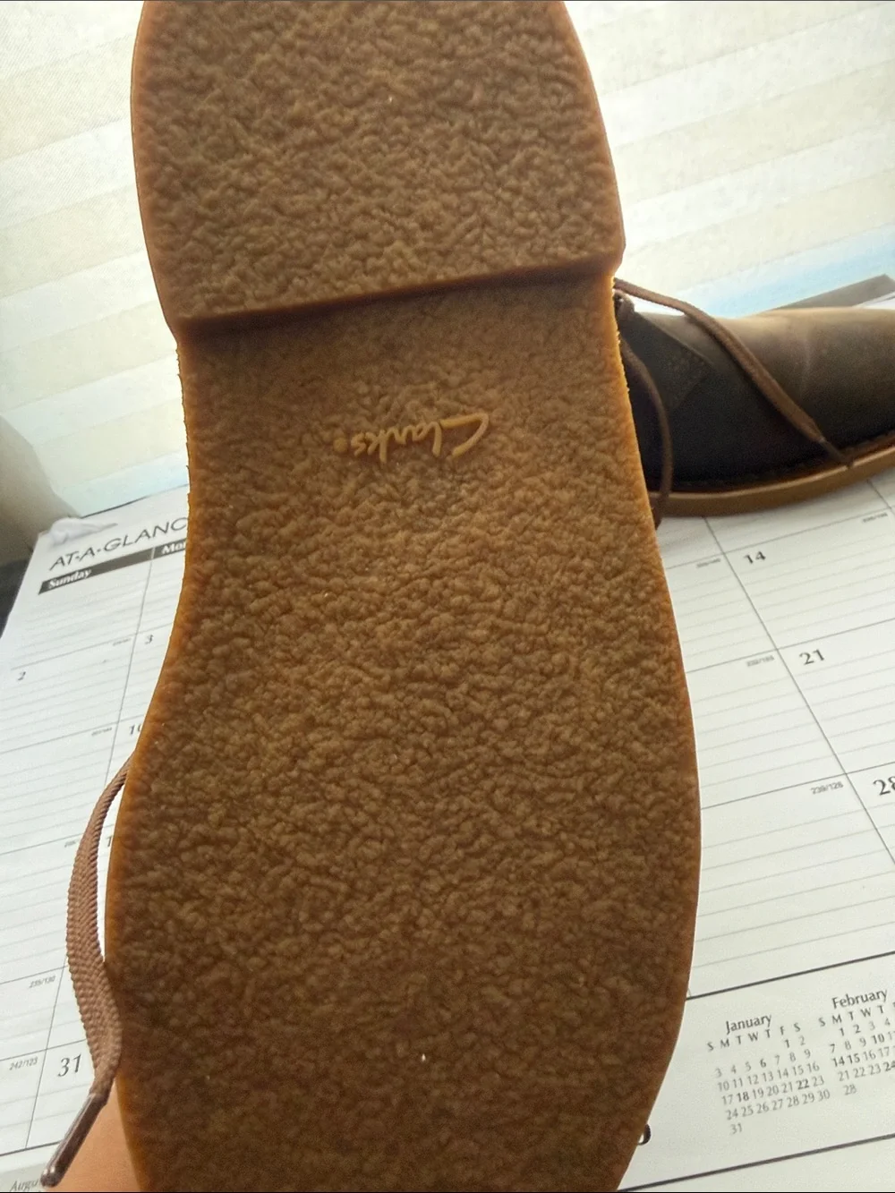 Clarks Dark Brown Leather Chukka Boots